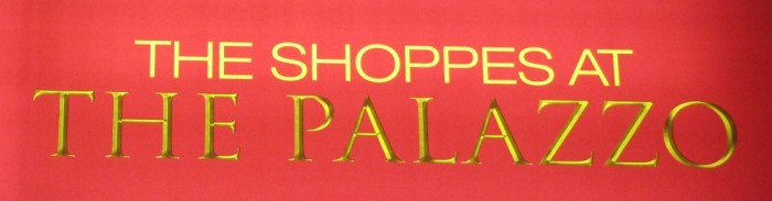 Shoppes at the Palazzo Header